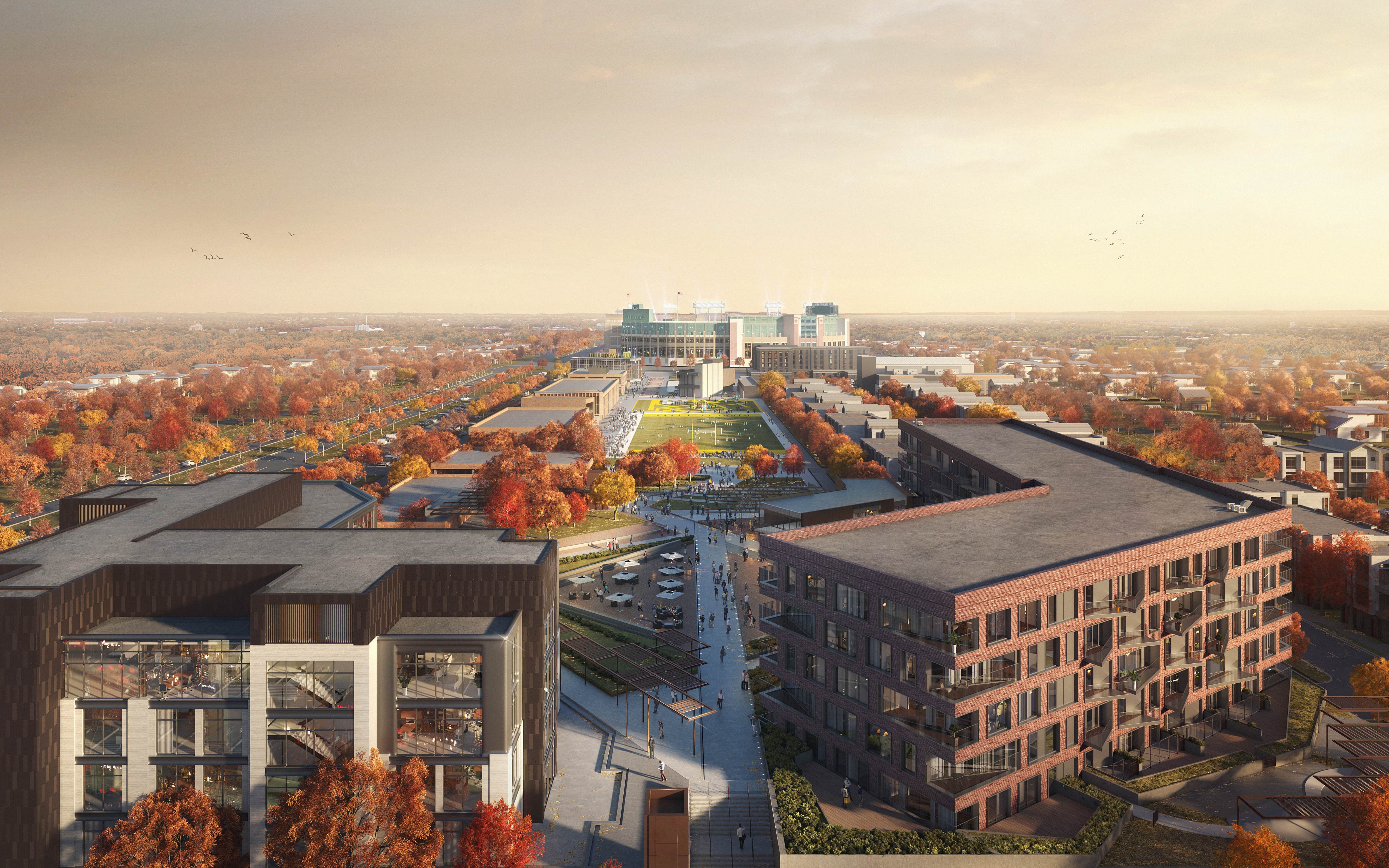 Green Bay Packers' Release Plans For Titletown District Phase 2