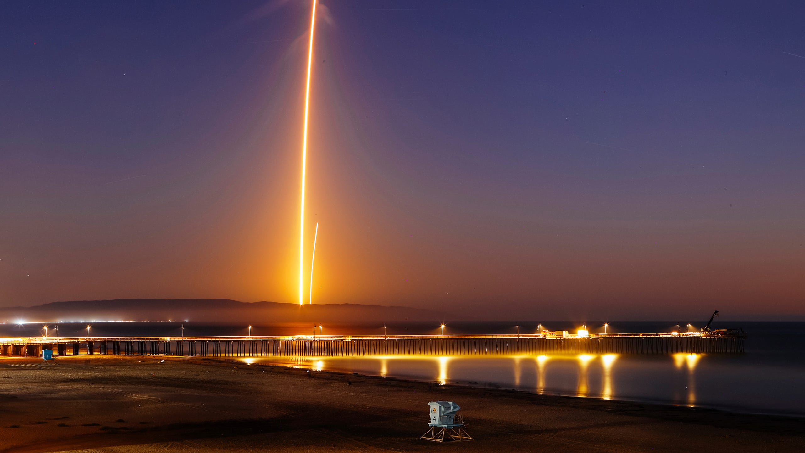 Spacex Satellite Launch Seen In Arizona