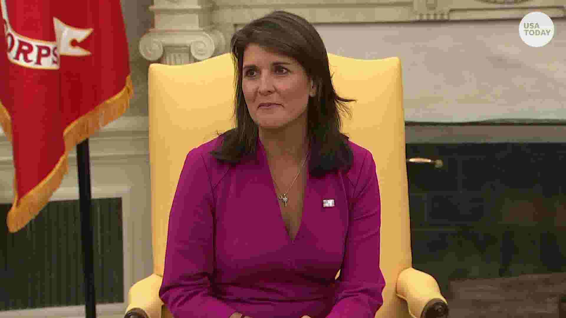 Nikki Haley Stepping Down From U N Ambassador Post