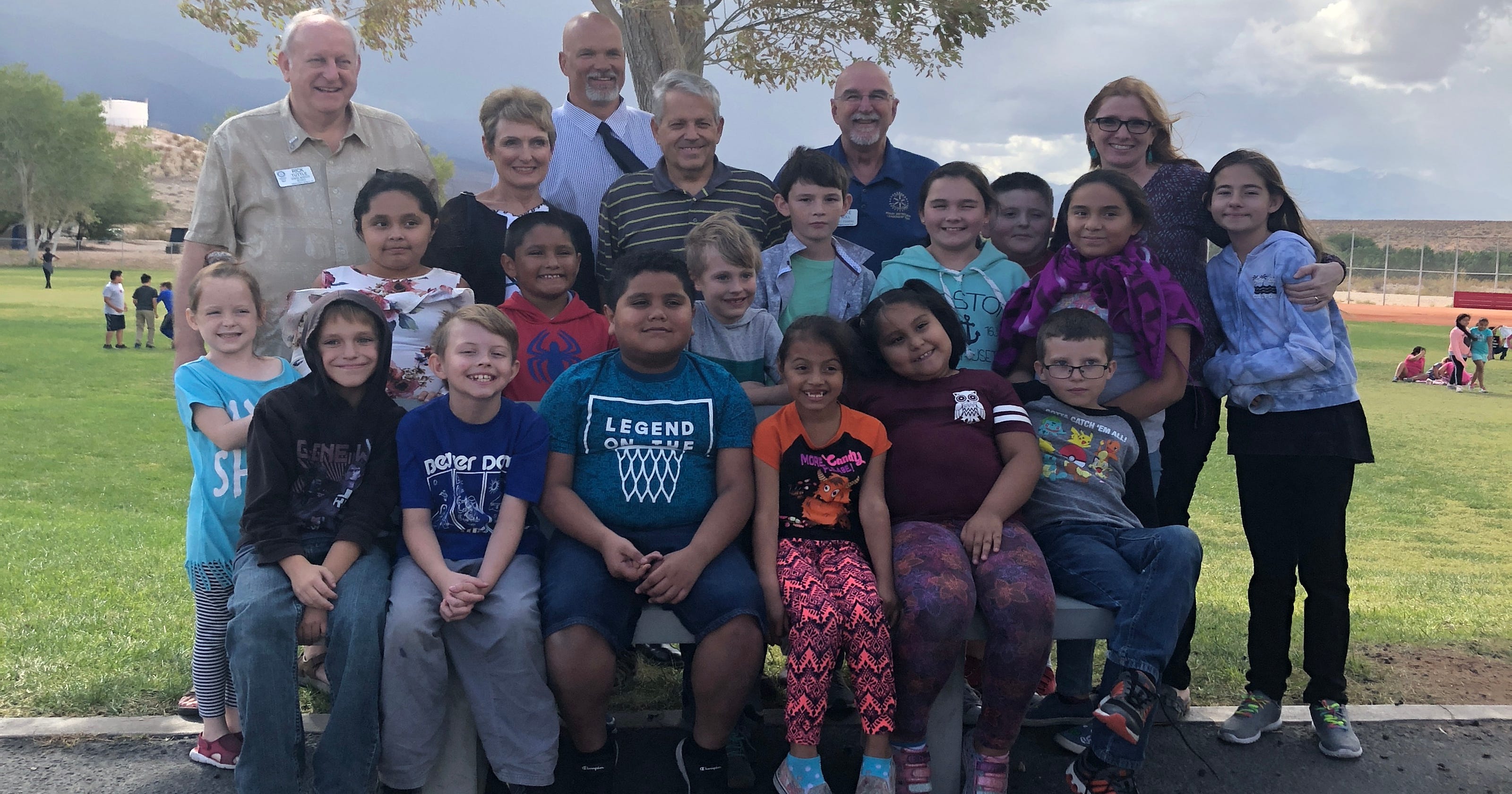 Beaver Dam Elementary gets Buddy Bench for its playground