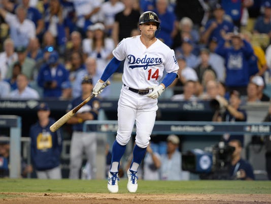 Mlb Nlcs Milwaukee Brewers In Los Angeles Dodgers