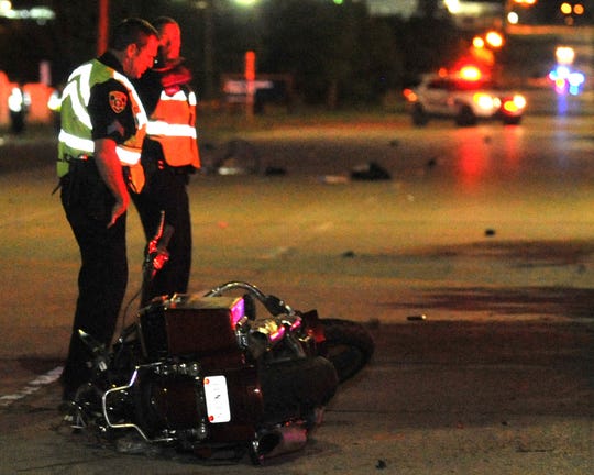 Wichita Falls Police Work Scene Of A Motorcycle Accident Tuesday