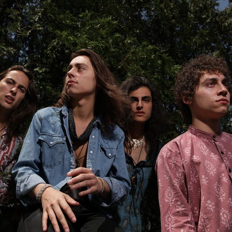 Greta Van Fleet photographed on May 24, 2018, in...