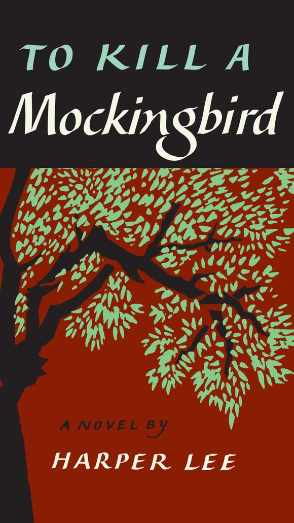 "To Kill A Mockingbird" by Harper Lee.