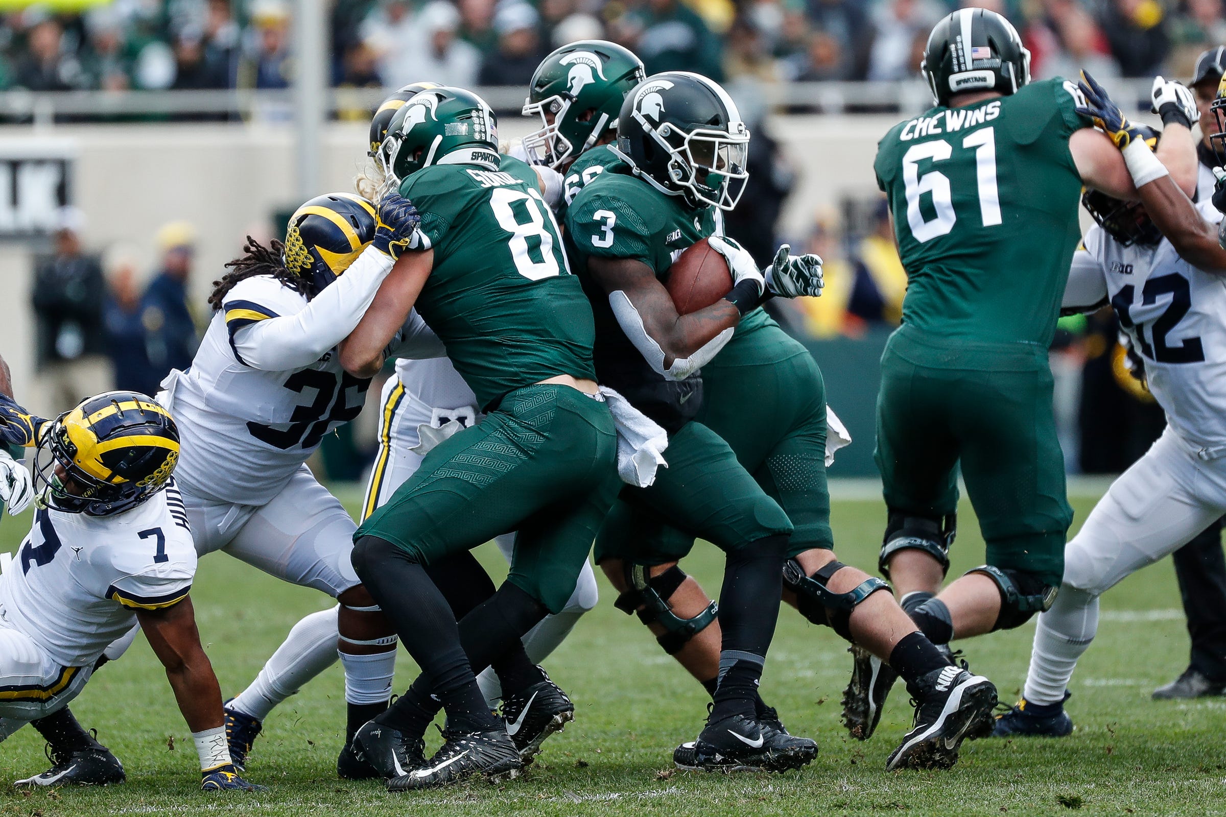 Michigan Vs. MSU Game Weather Delay Lasts Over An Hour