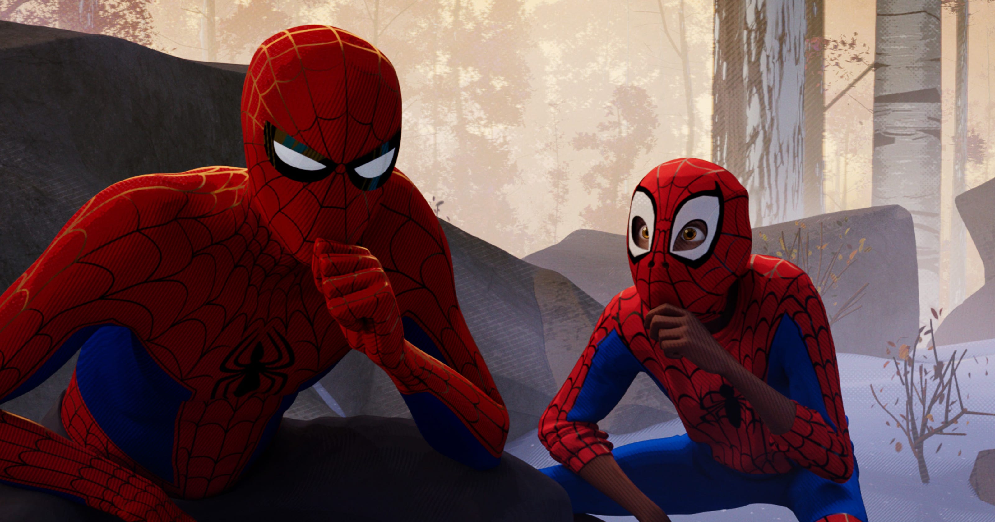 Spider Verse Spoilers How Two A Listers Got To Play A Spider Man