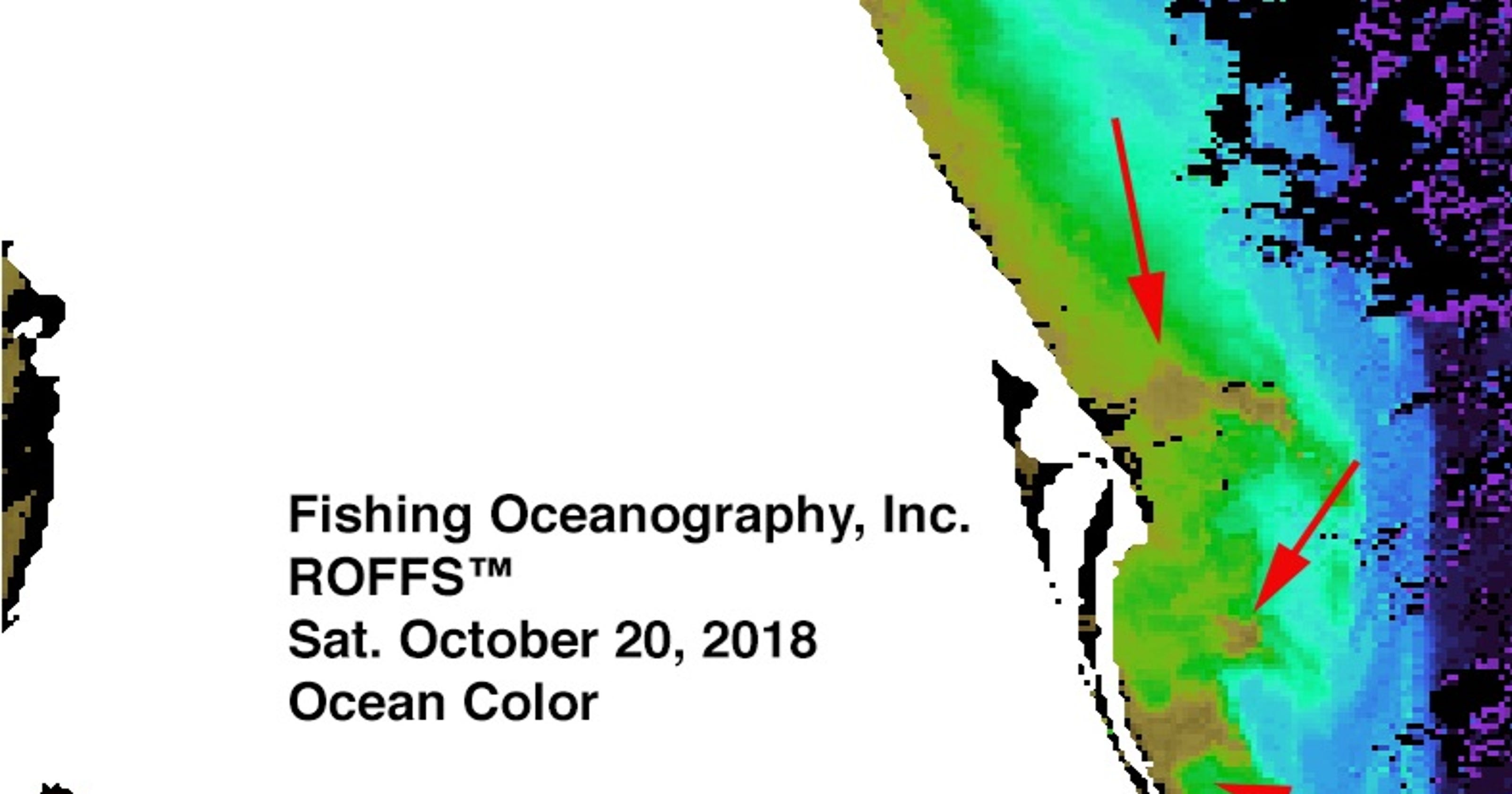Satellite images show red tide blooming off Brevard County