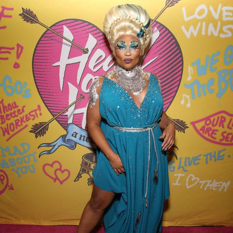 Peppermint at the opening night of "Head Over...