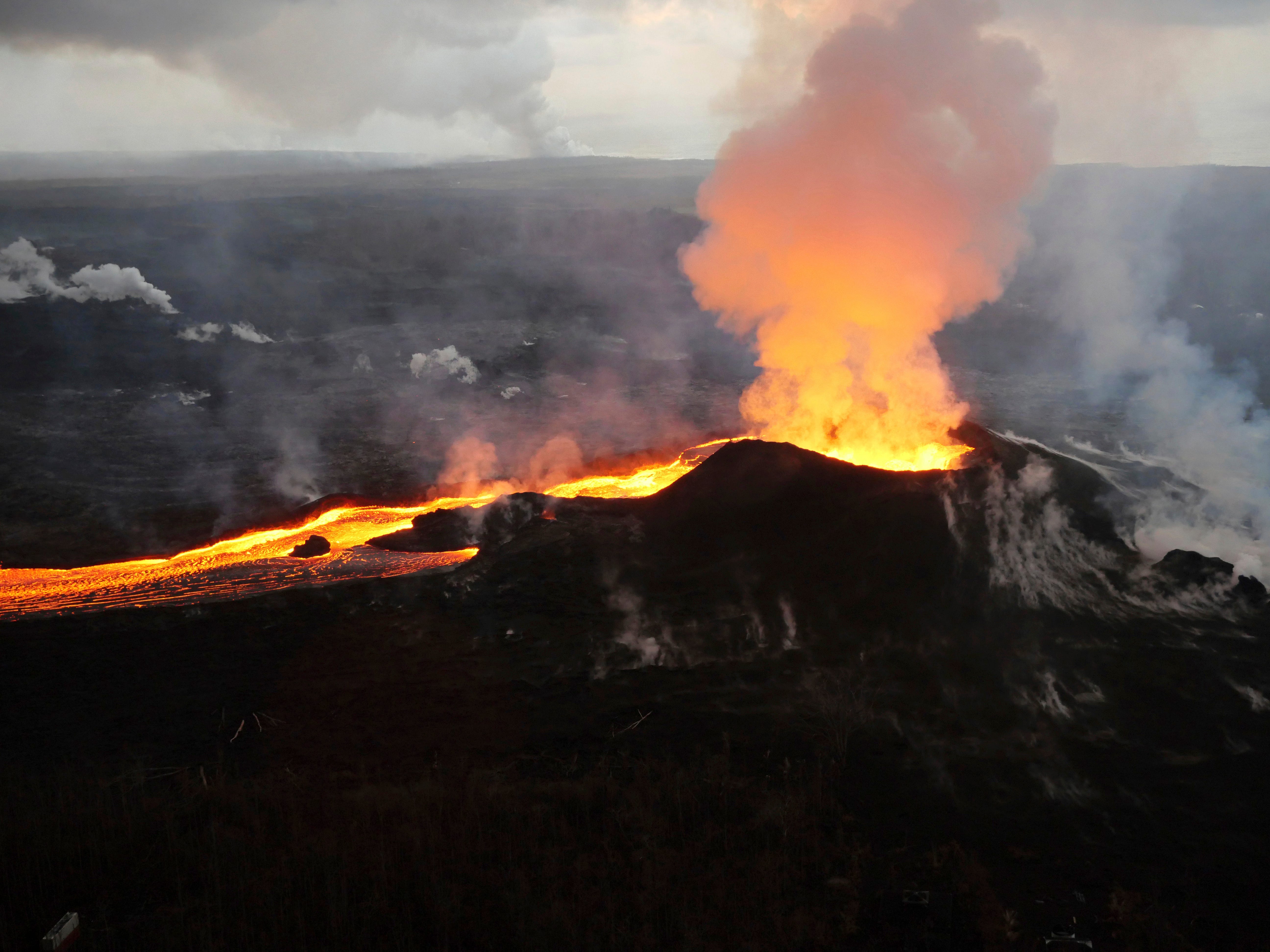 most recent volcano eruption 2016