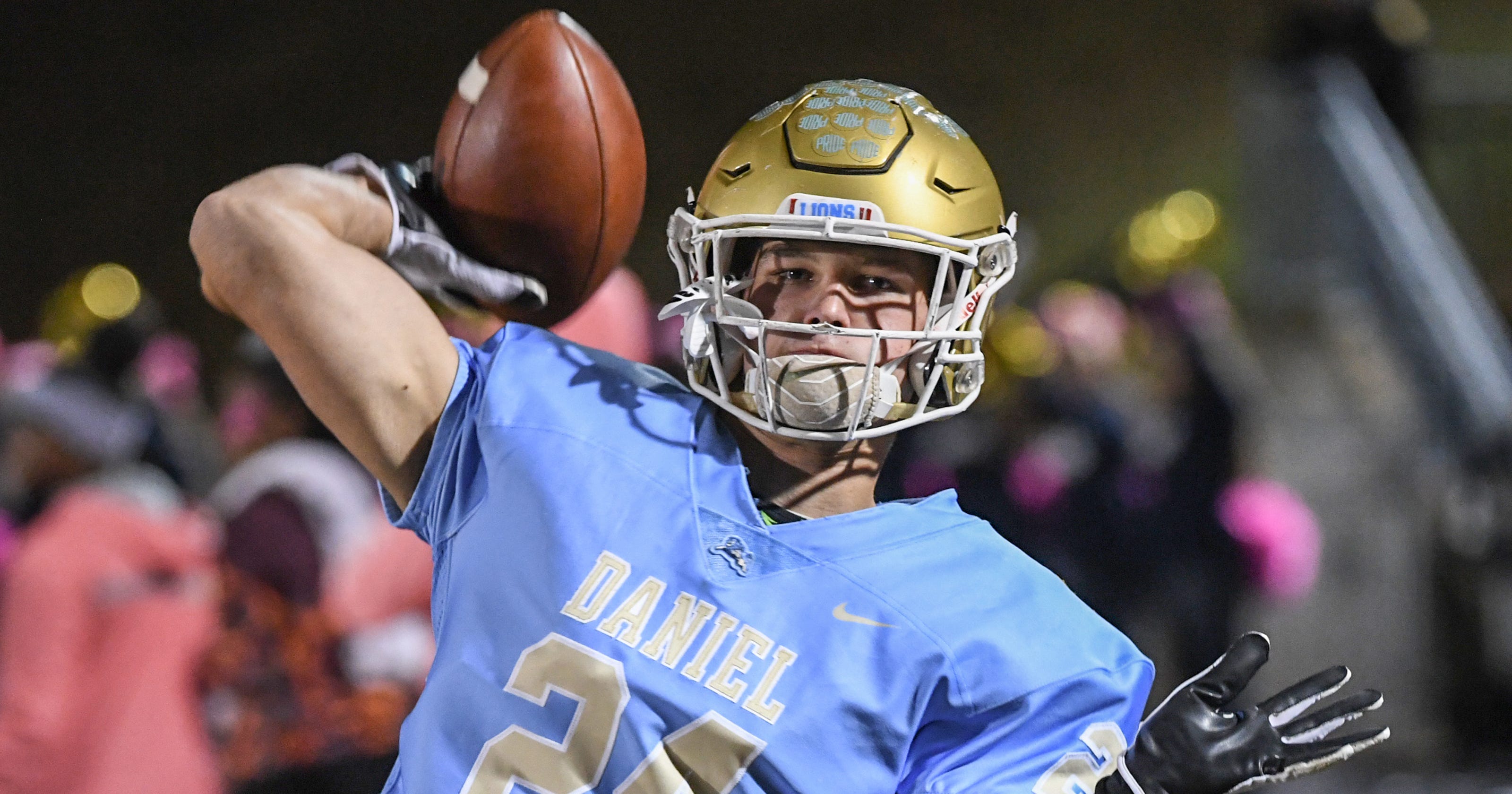 Daniel High football defeats South Pointe in second round of playoffs