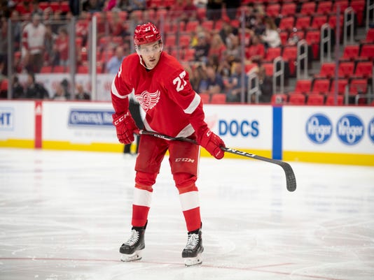 Detroit Red Wings to let Michael Rasmussen develop in NHL