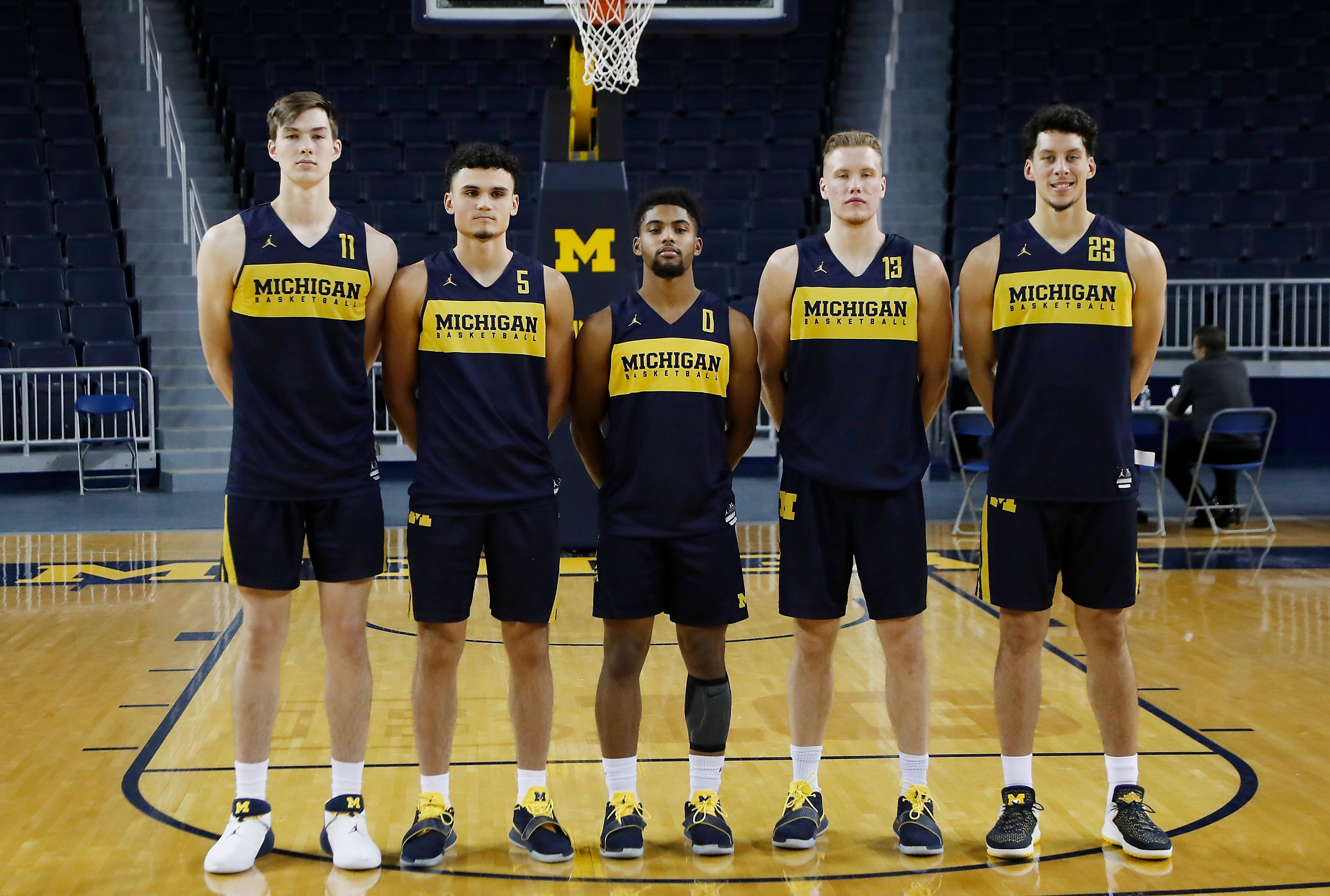 michigan basketball roster and their stats