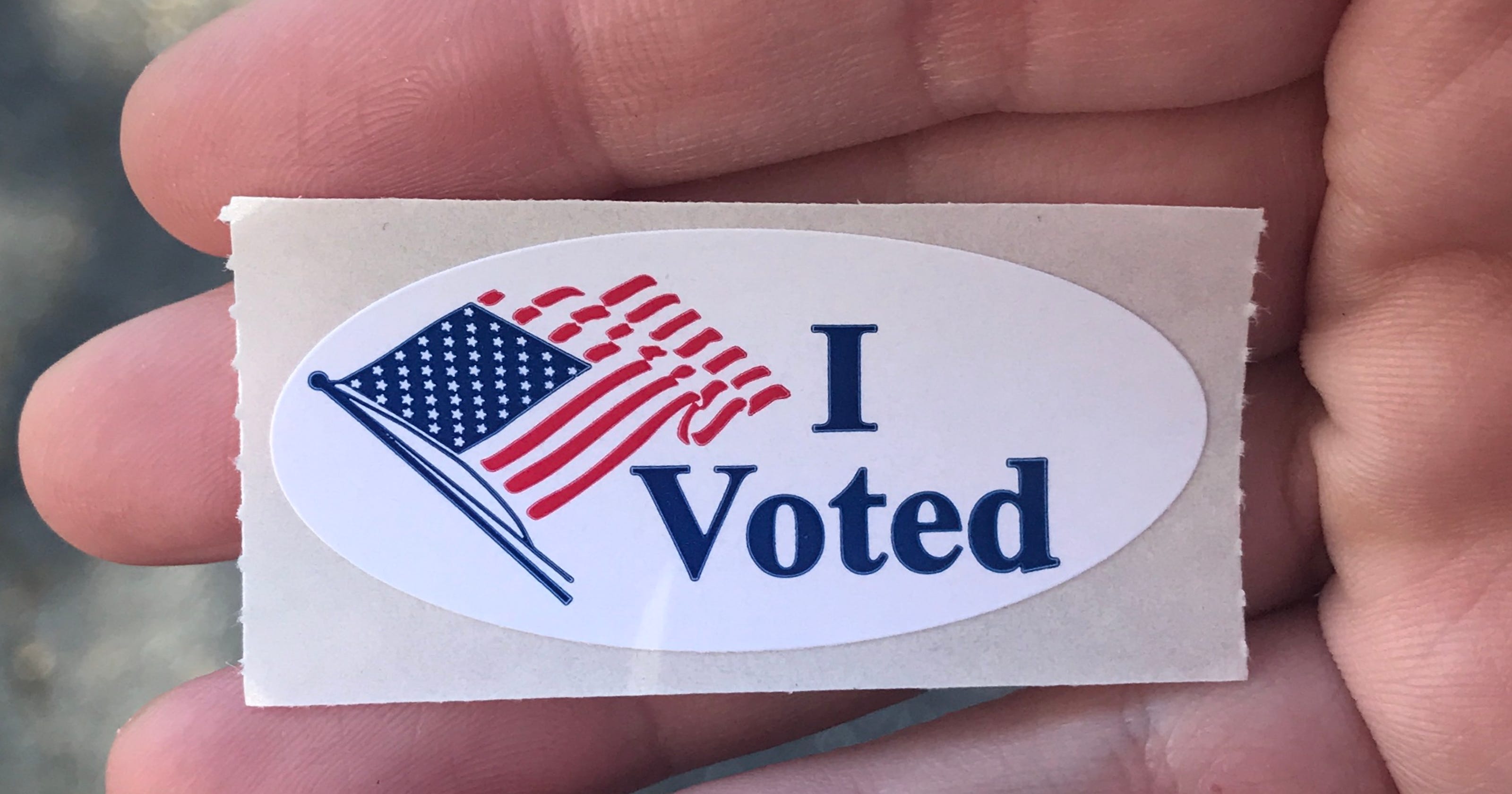 Election Day Louisville voters won't get 'I voted' stickers