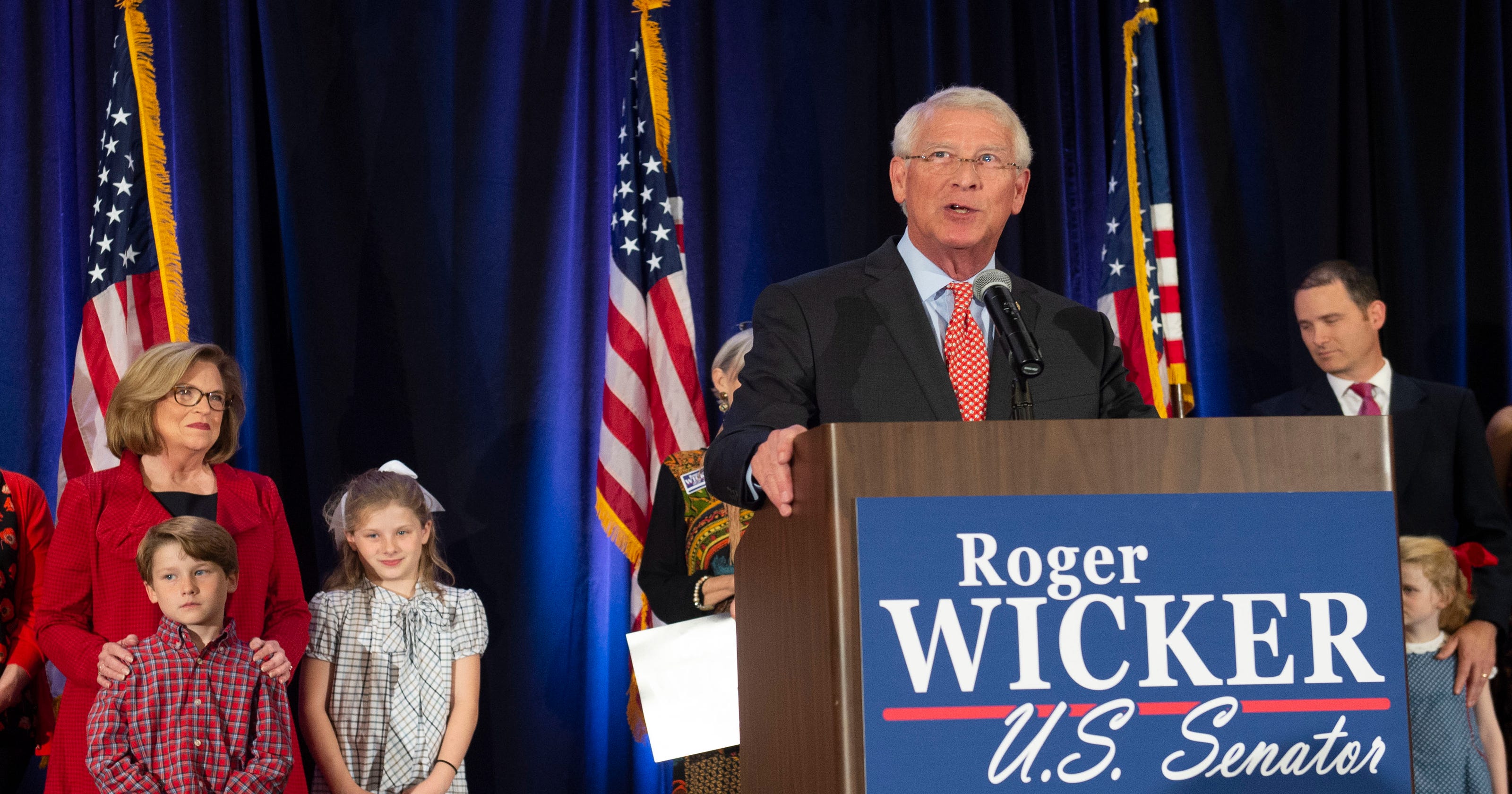 Mississippi Senate election results Roger Wicker, David Baria