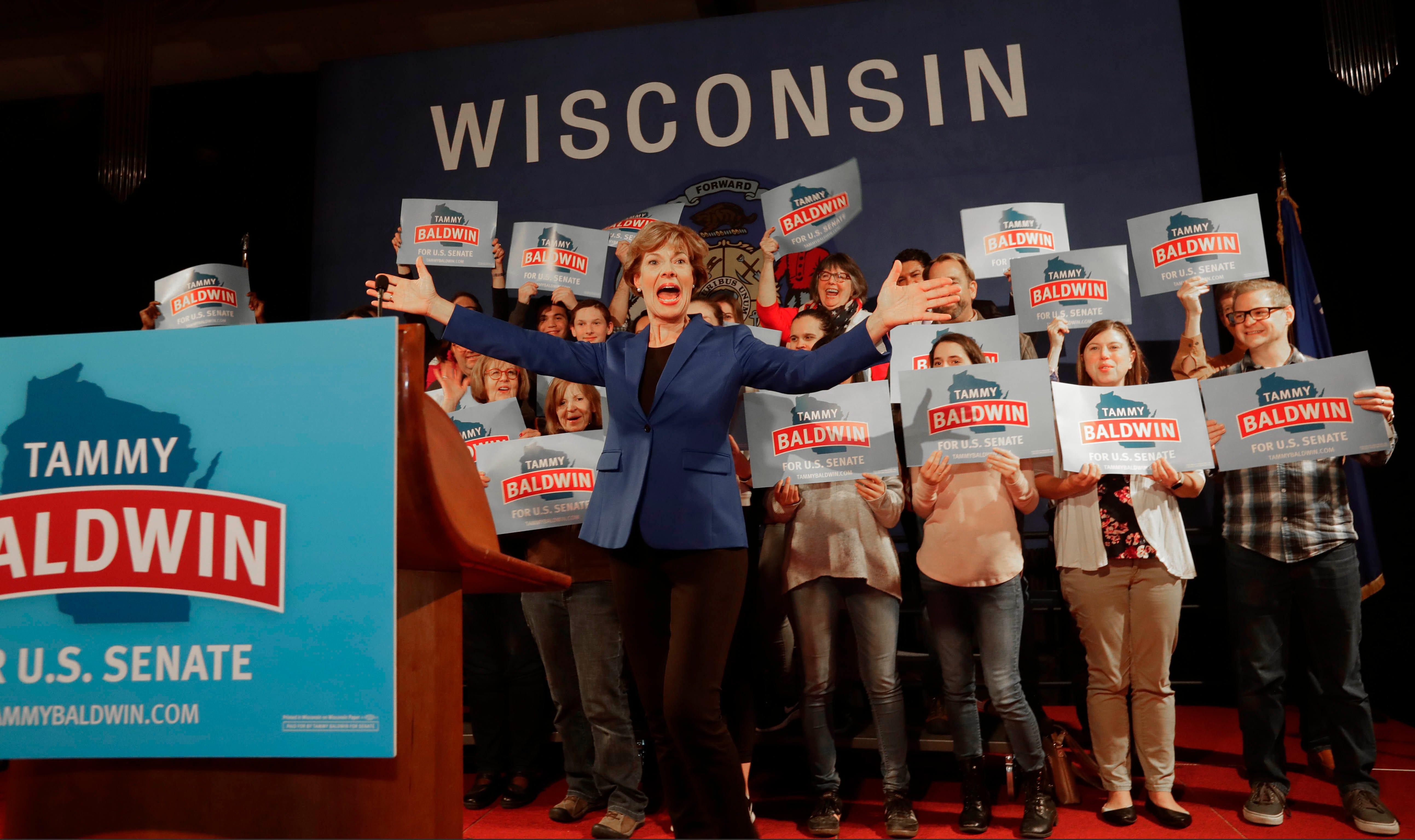 Wisconsin U.S. Senate Election Results: Tammy Baldwin Vs. Leah Vukmir