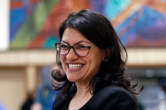   US. Congressman Rashida Tlaib in Dearborn on this archival photo of 2018. 