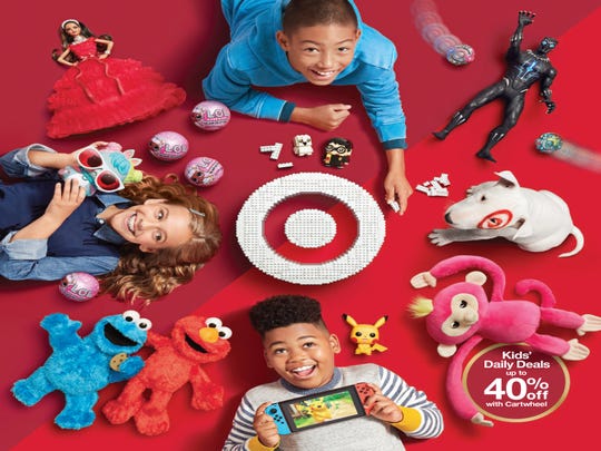 The cover of Target's toy catalog.