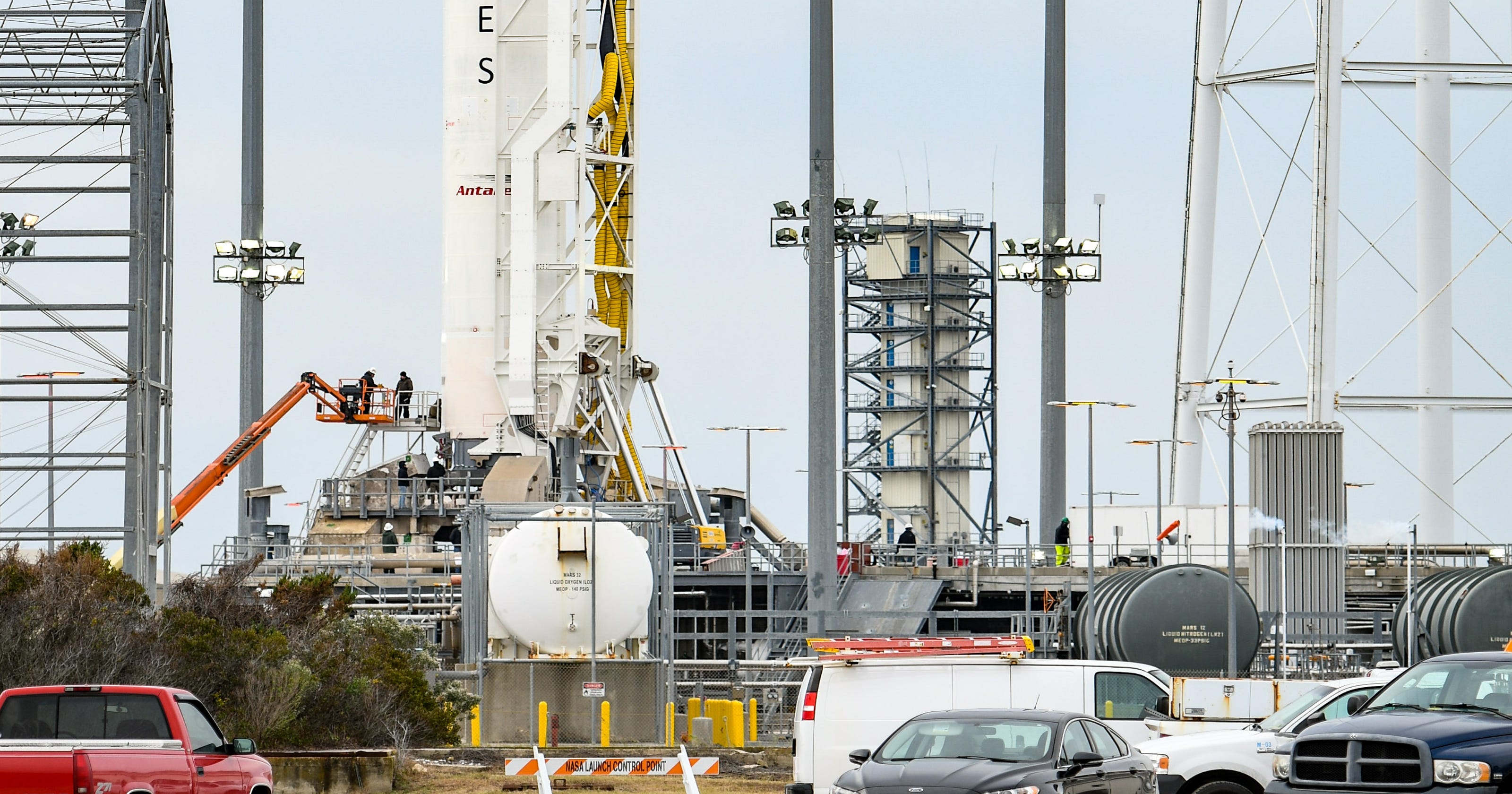 PHOTOS Rocket prepared for launch Friday at NASA Wallops Island