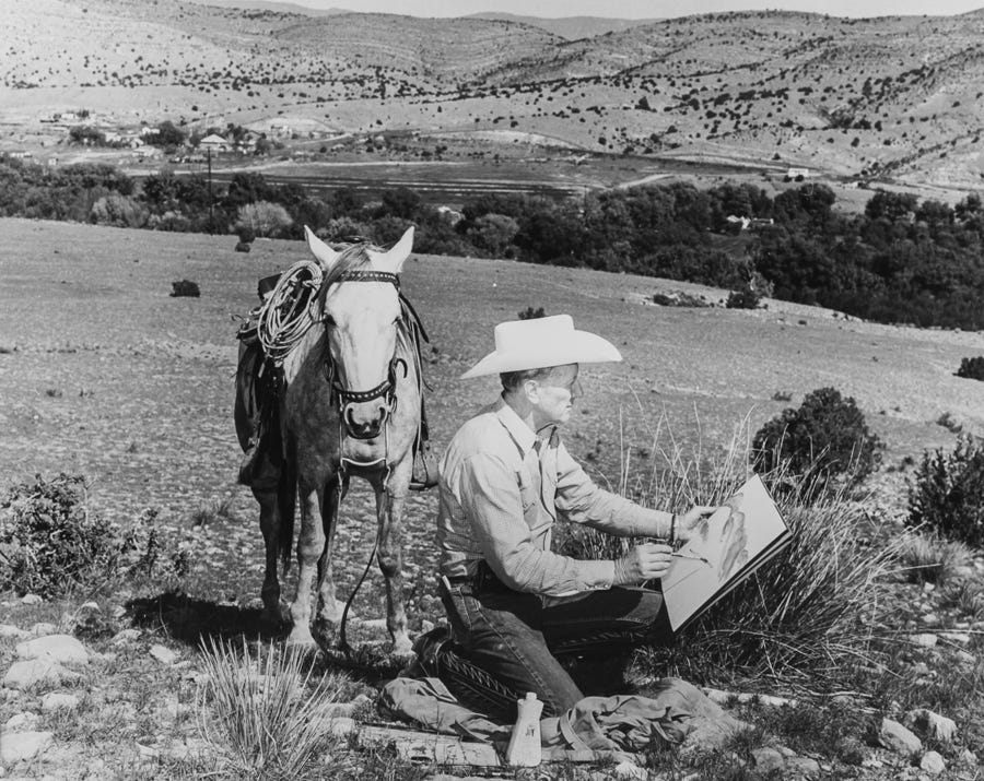 Peter Hurd Exhibit Opened Friday At New Mexico Farm & Ranch Heritage ...