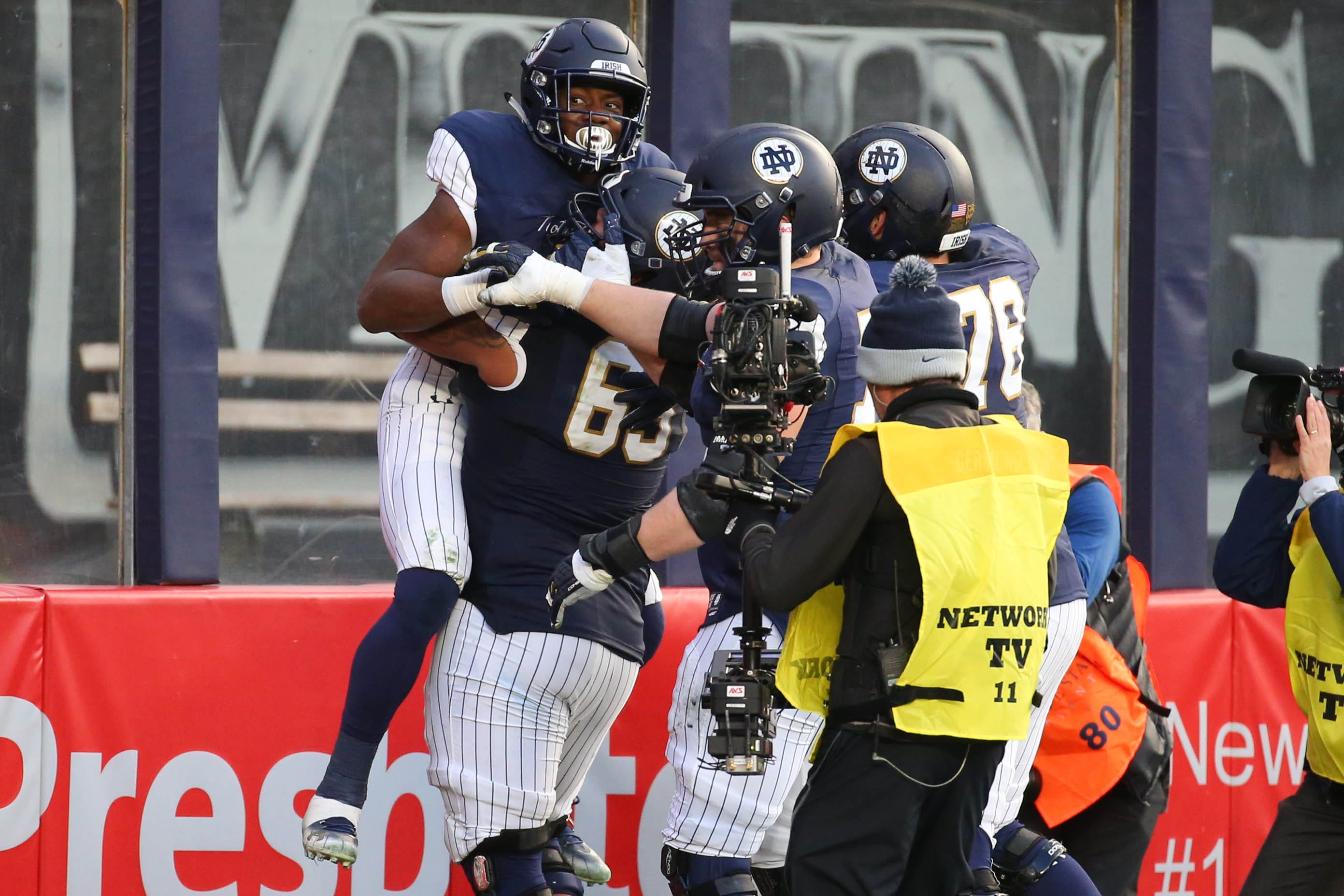 notre dame football yankee uniform