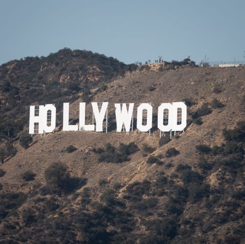 The Hollywood sign, as seen from Griffith Park