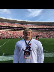 Braiden McGregor came back from Tuscaloosa with a scholarship offer from Nick Saban.