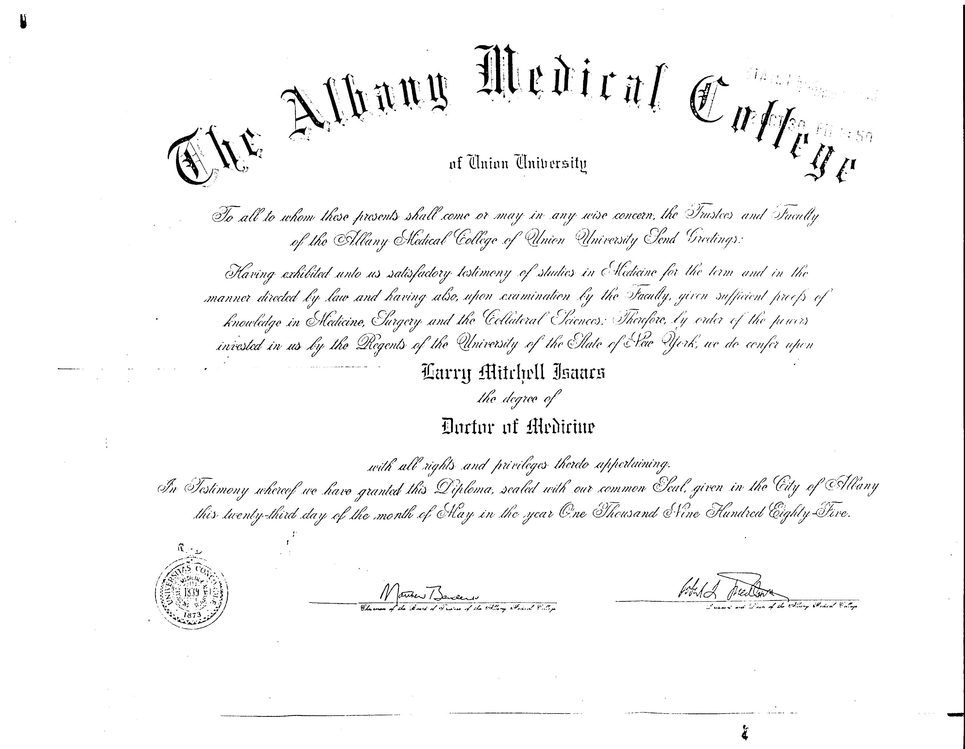 Albany Memorial Hospital Medical Records 600 Northern Blvd