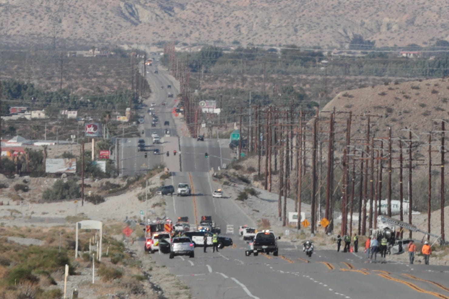 Palm Springs Crash Kills Driver And Pedestrian