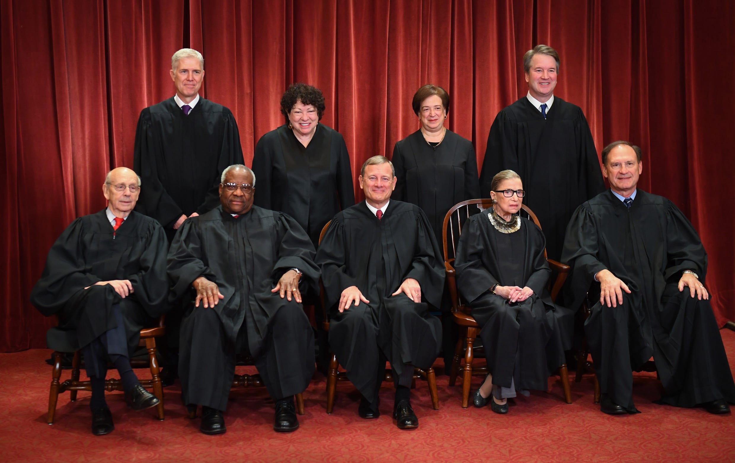 The 2018 Supreme Court Justices