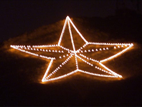 El Paso's Star on the Mountain originated as Christmas ornament