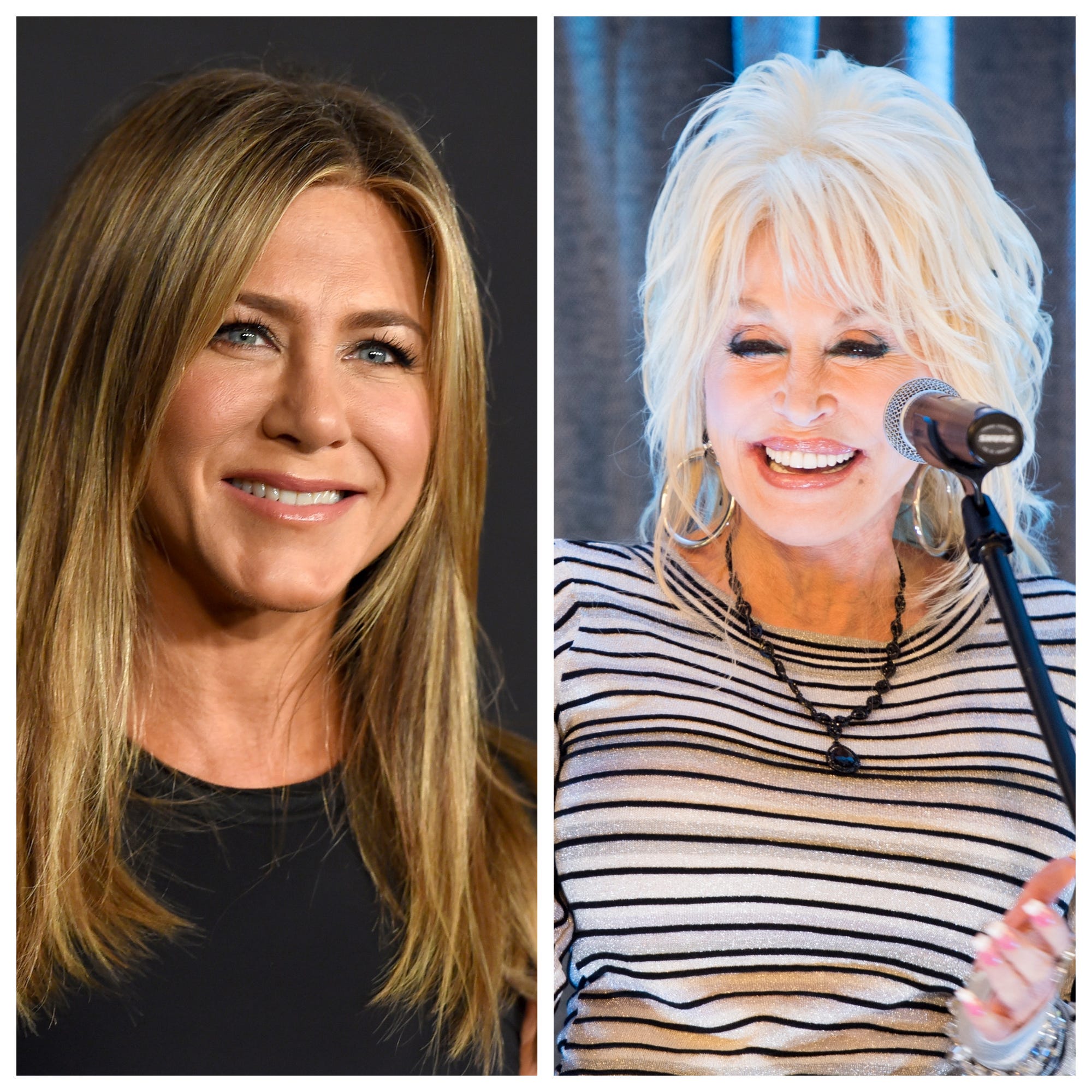 Jennifer Aniston Responds To Dolly Partons Threesome Bombshell ‘my Mouth Just Dropped Trend 