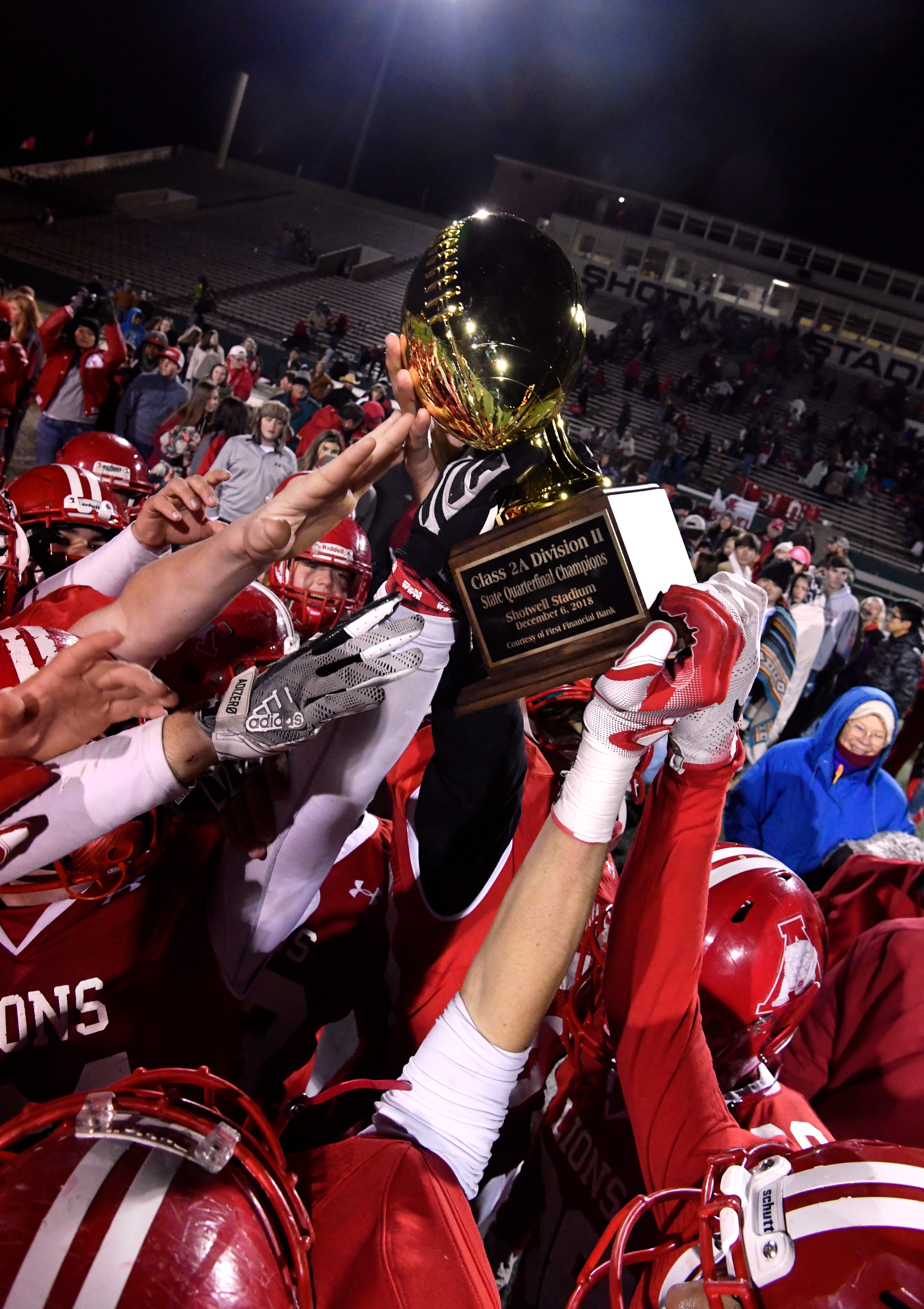 Texas high school football playoff games Dec. 68, 2018