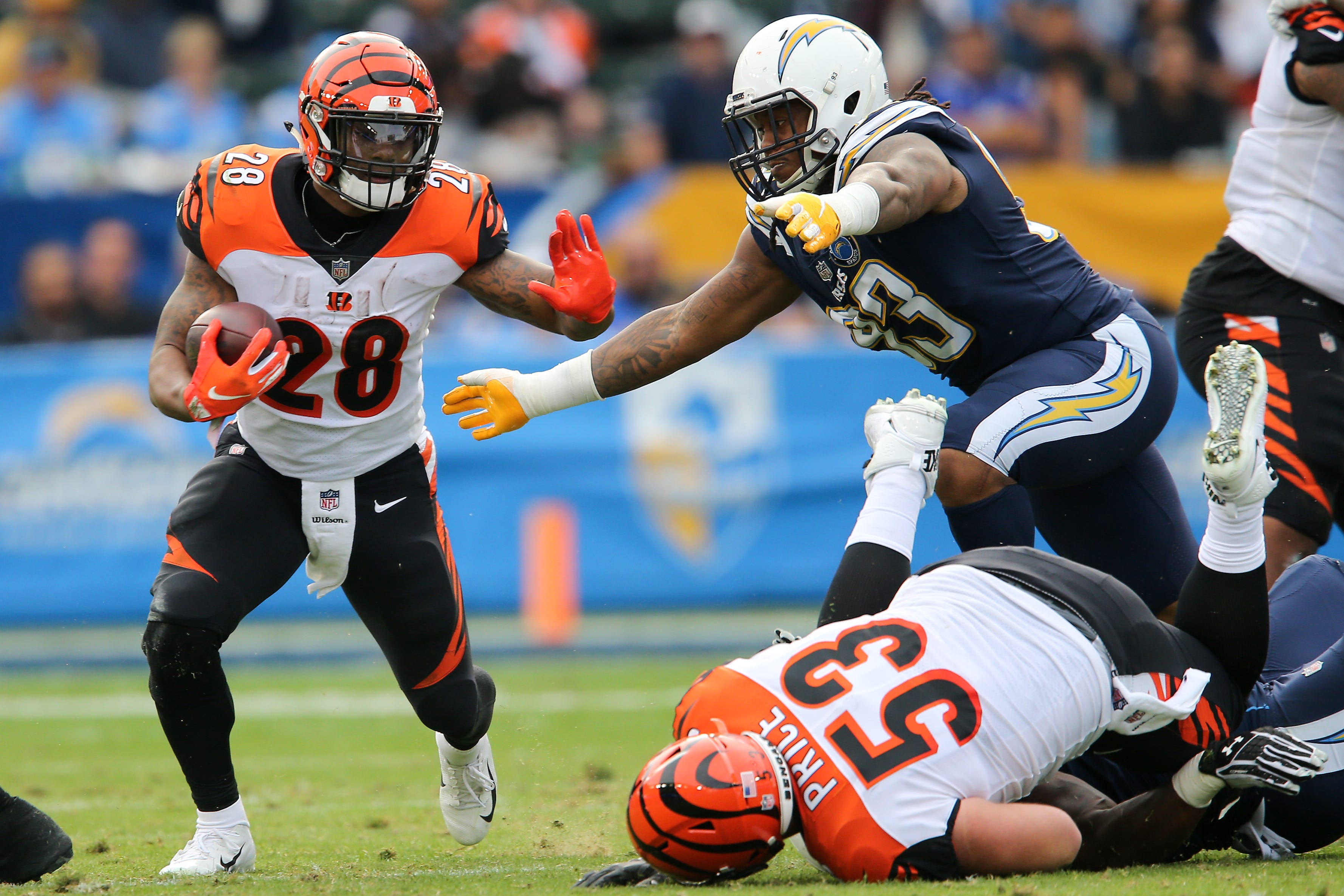 Final: Los Angeles Chargers 26, Cincinnati Bengals 21