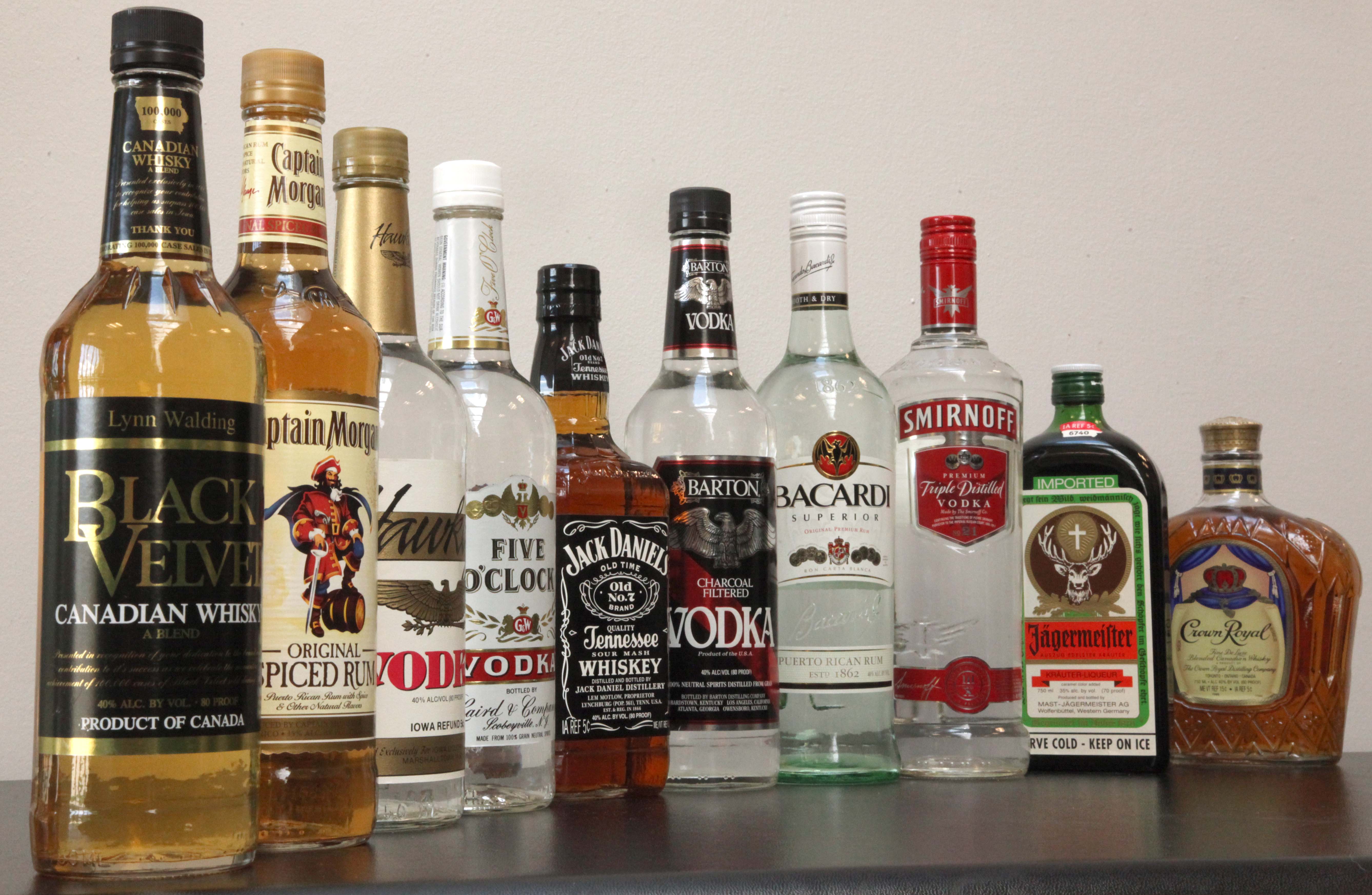 List of popular liquors