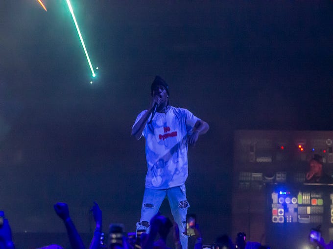 Travis Scott Dec. 18 concert review: More is more with this showman