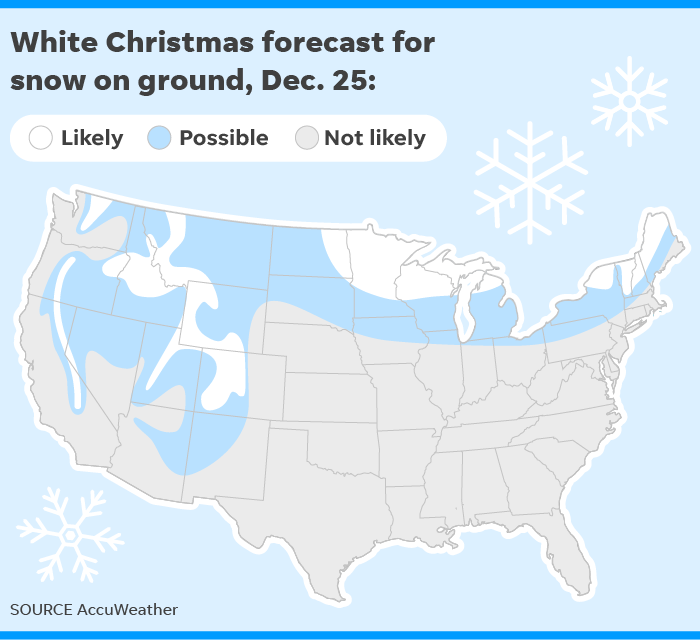 It's A White Christmas For Some In Northeast, Midwest 