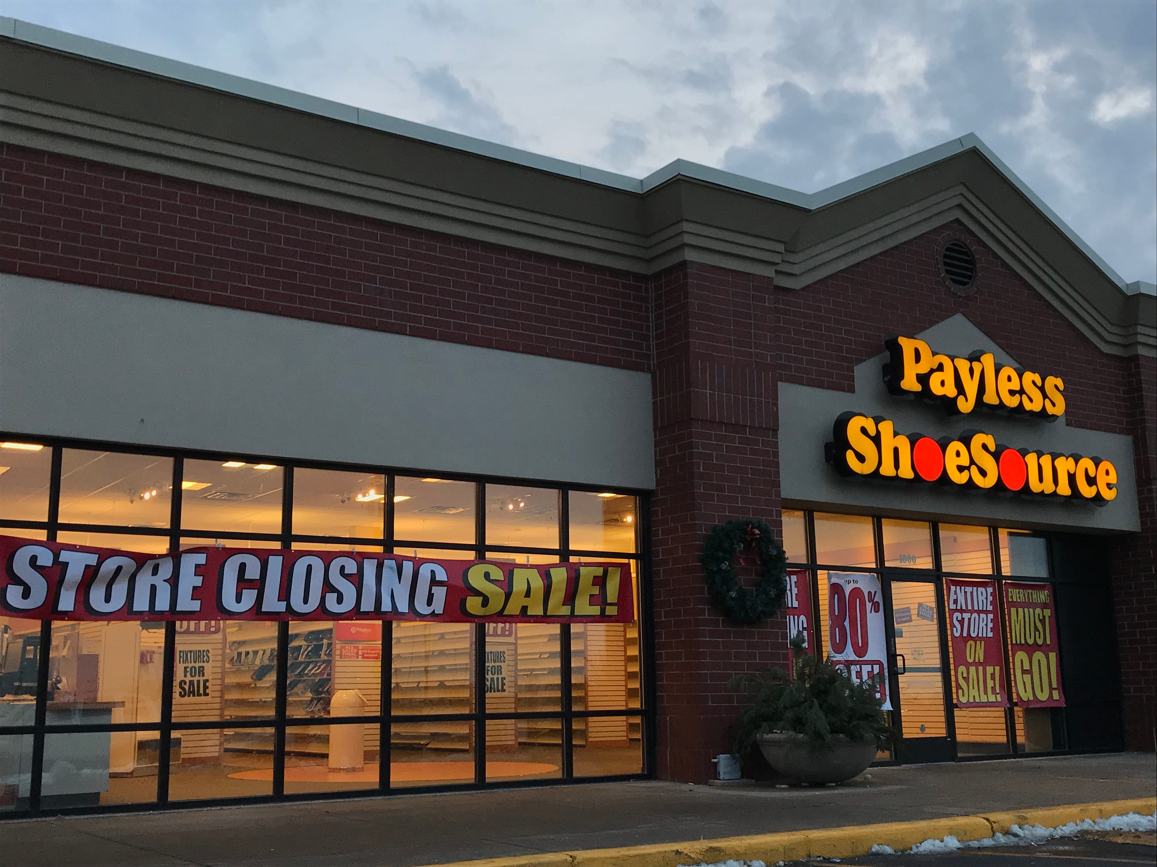 Payless ShoeSource stores closing 