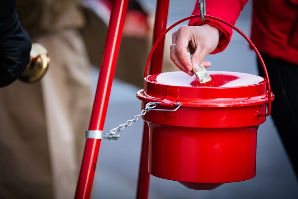 salvation army red kettle for sale