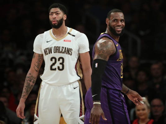 Lebron Lakers Make Their Pitch To Davis In Win Over Pelicans