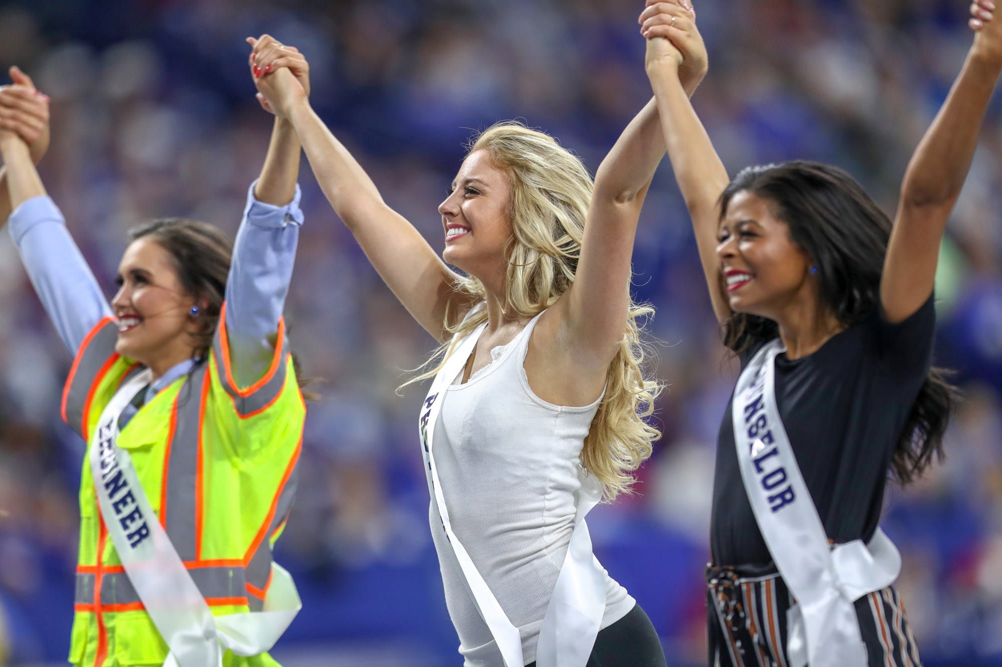 Indianapolis Colts cheerleaders unveil new, 'less revealing' uniforms