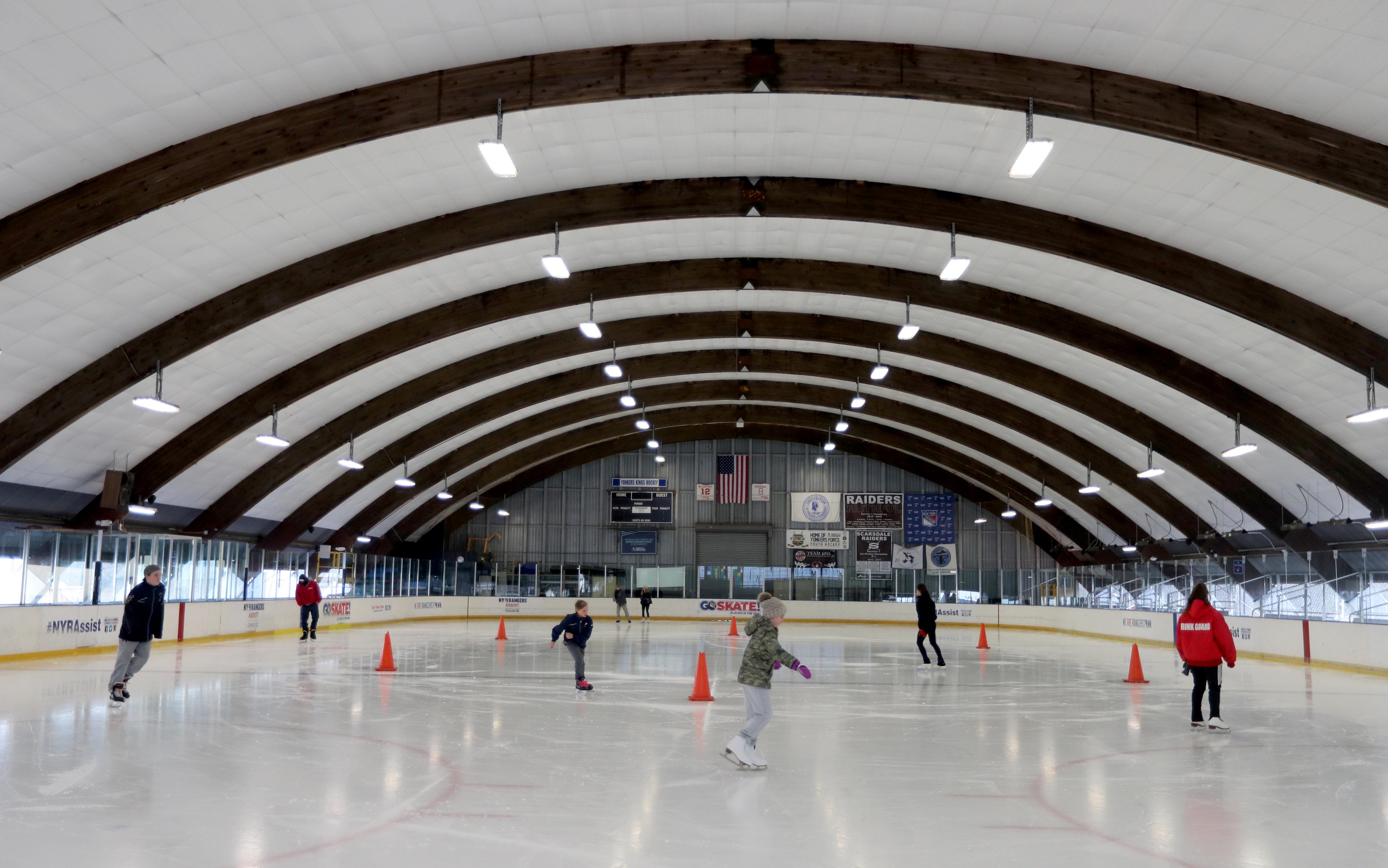 Yonkers' Renovated Skating Rink Opens For Winter