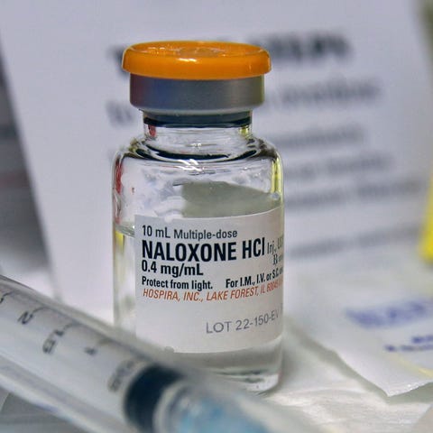 Naloxone is used in heroin and morphine overdoses.