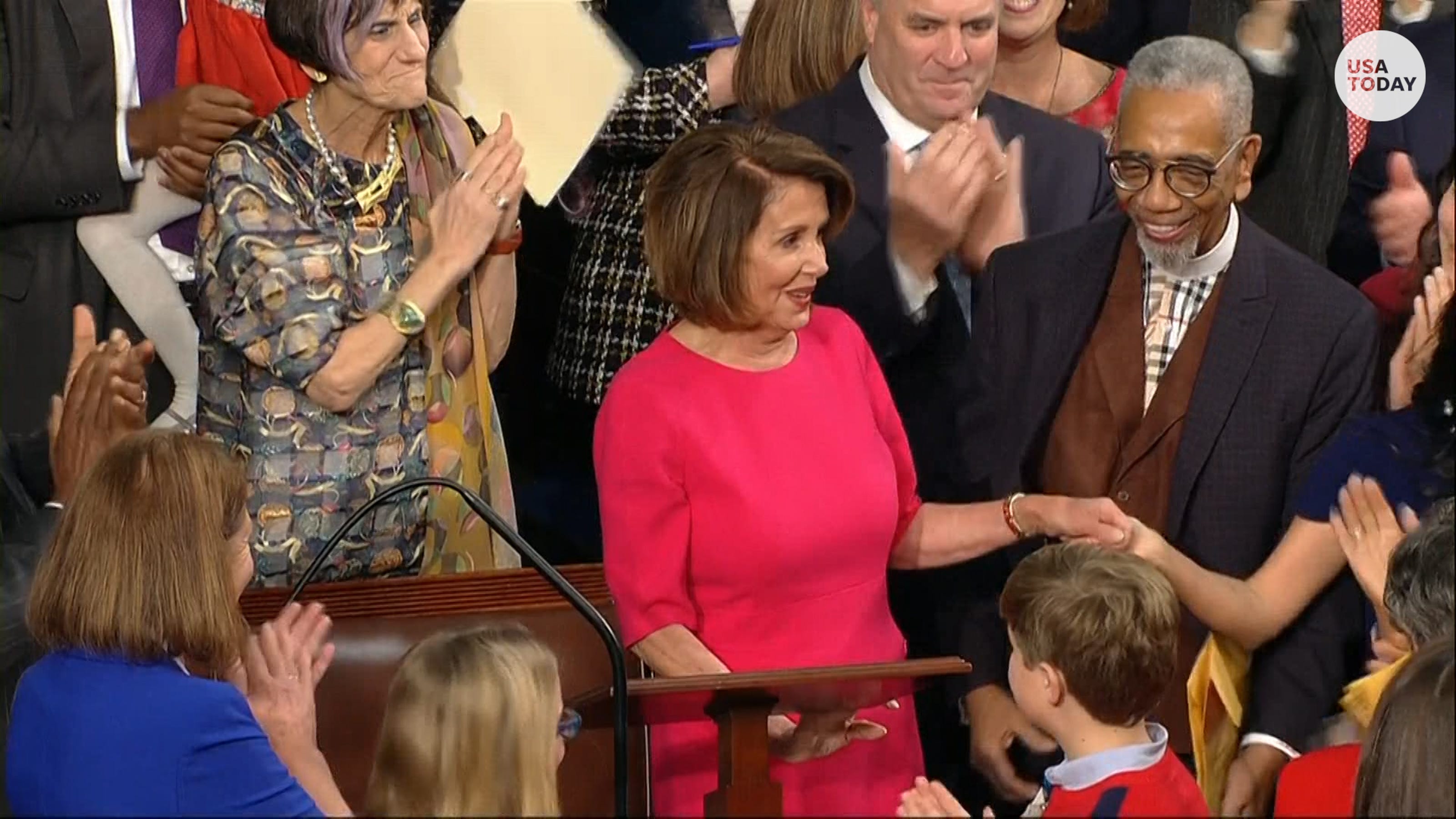 Rep Nancy Pelosi Elected Speaker Of The House 3221