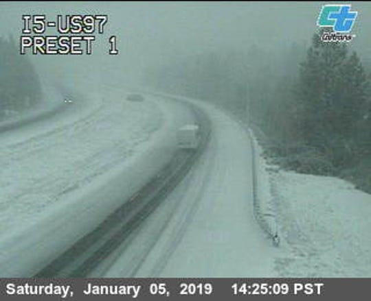 Winter storm dropping snow in higher elevations; some chains required ...