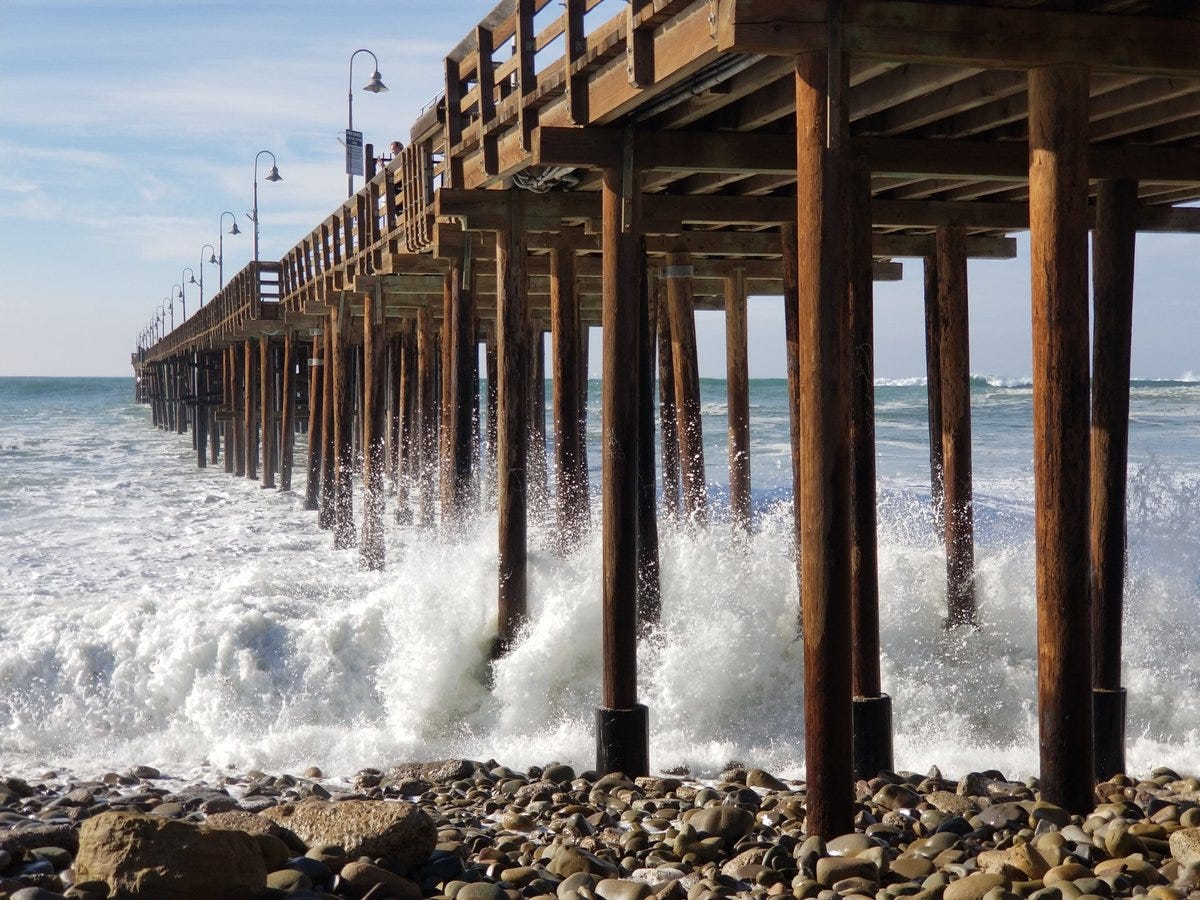 Ventura Pier Closed Due To High Surf