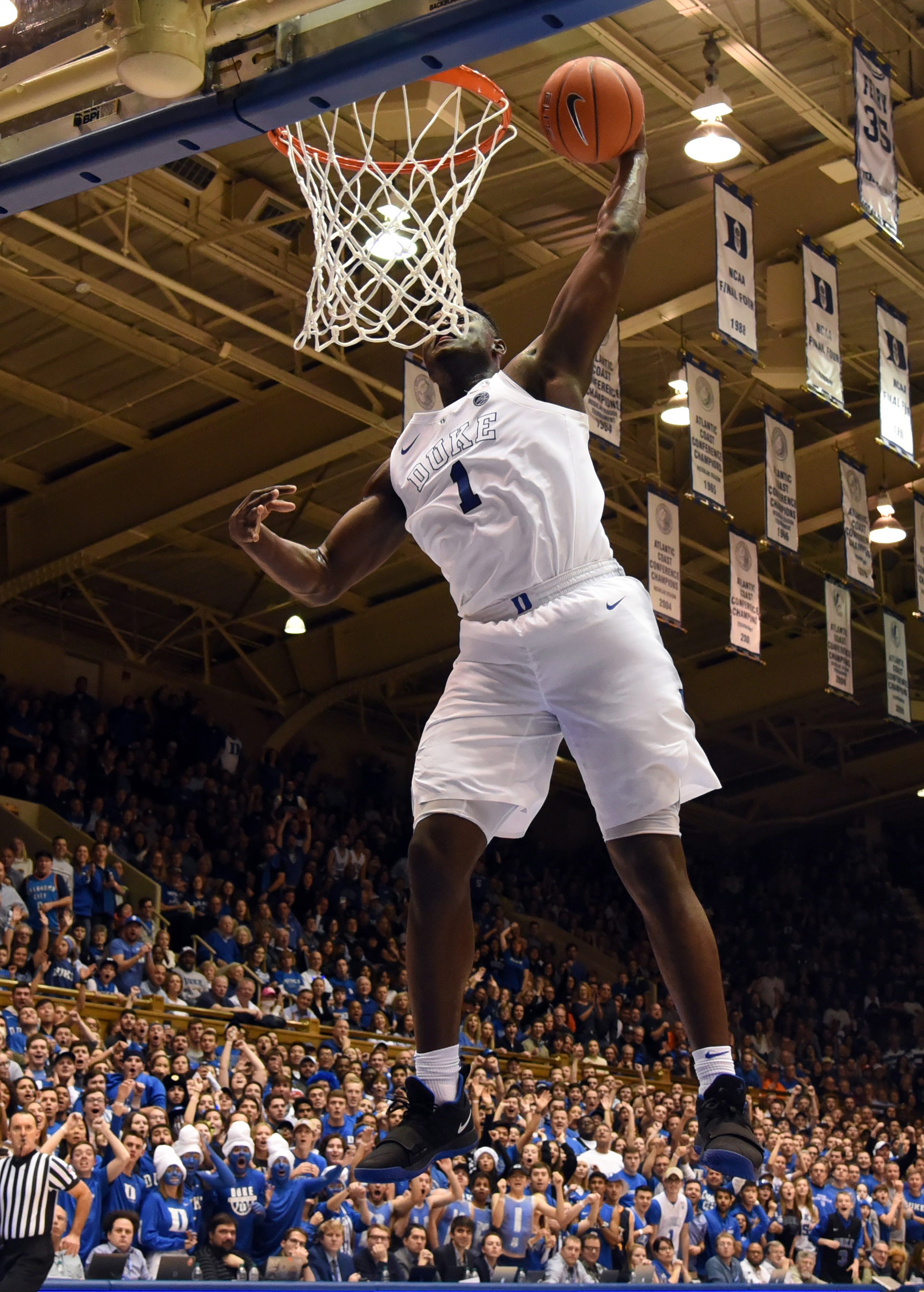 zion williamson duke dunks