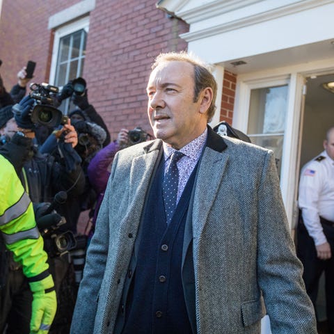 Kevin Spacey arrives for hearing in groping case