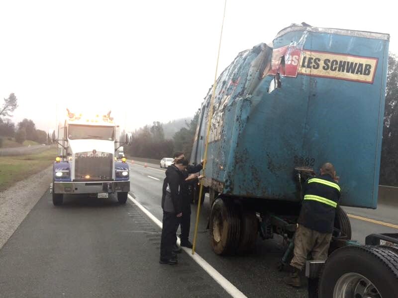 I-5 Reopens After Big-rig Wreck North Of Redding