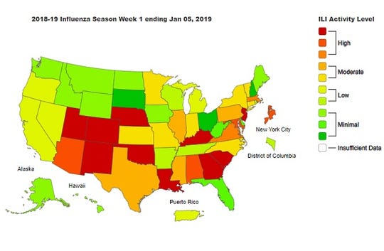 Flu Season 73 Million People Sick In Us Since October Cdc Says