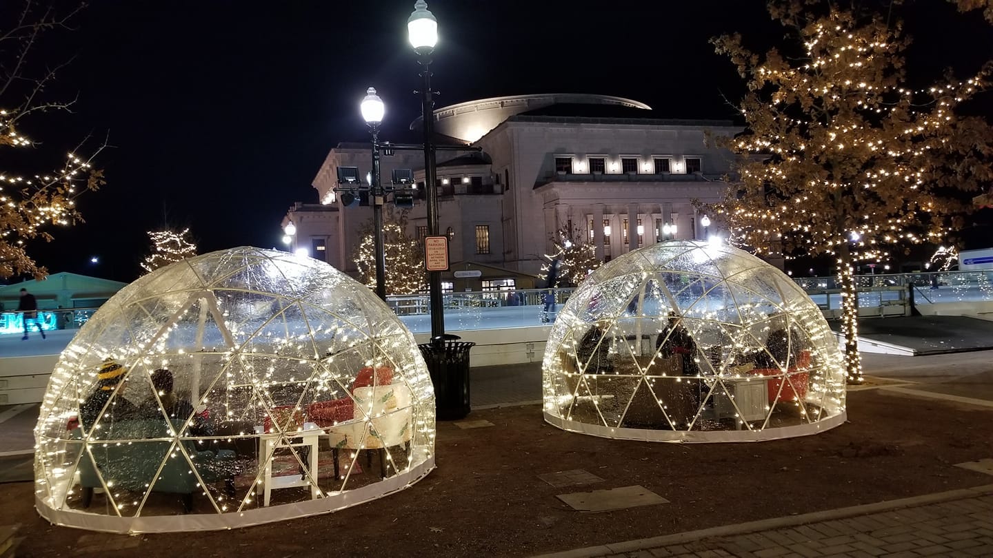 Lounge Inside These Heated Igloos In Westfield And Carmel